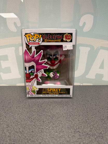 Spikey #933 Funko Pop! from Killer Klowns from Outer Space – front of box and figure