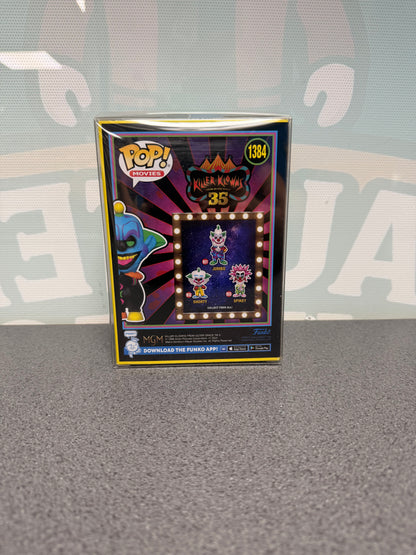 Slim #1384 Blacklight GameStop Exclusive Funko Pop! from Killer Klowns from Outer Space – back of box