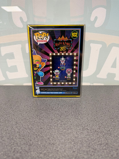 Shorty #932 Blacklight GameStop Exclusive Funko Pop! from Killer Klowns from Outer Space – back of box