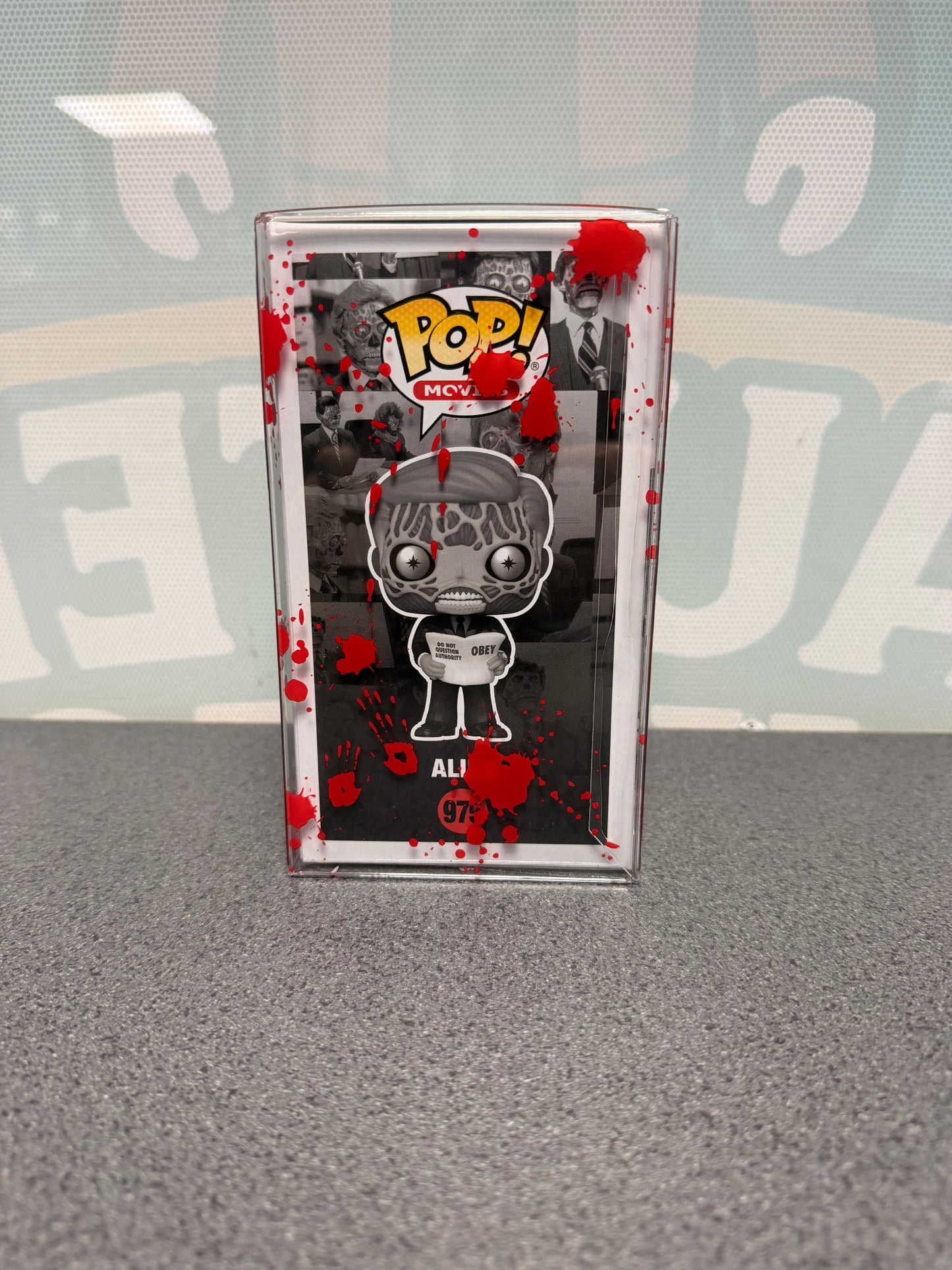 Alien #975 Chase Funko Pop! from They Live – other side of box