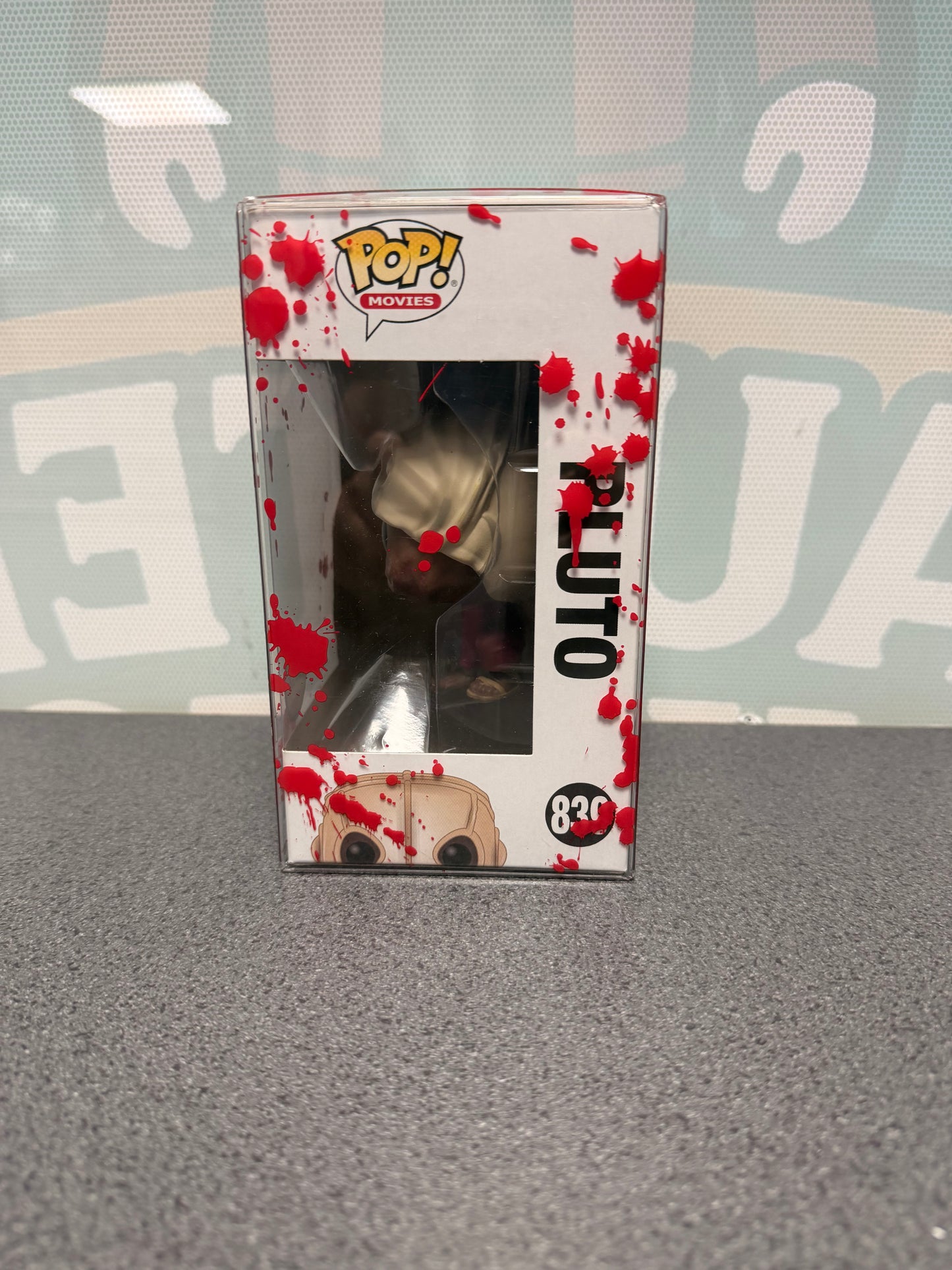 Pluto #839 Chase Funko Pop! from Us – window side of box