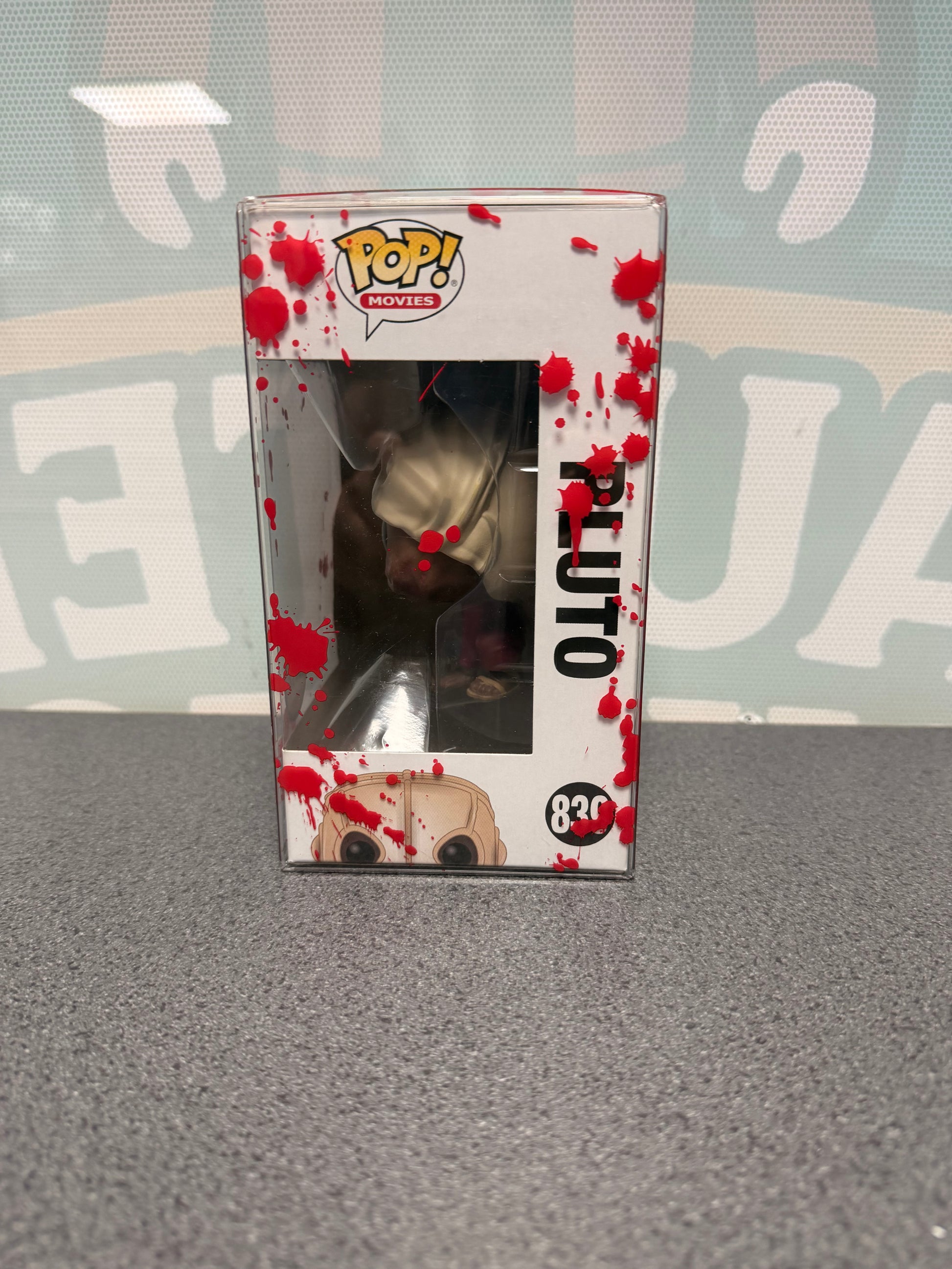 Pluto #839 Chase Funko Pop! from Us – window side of box