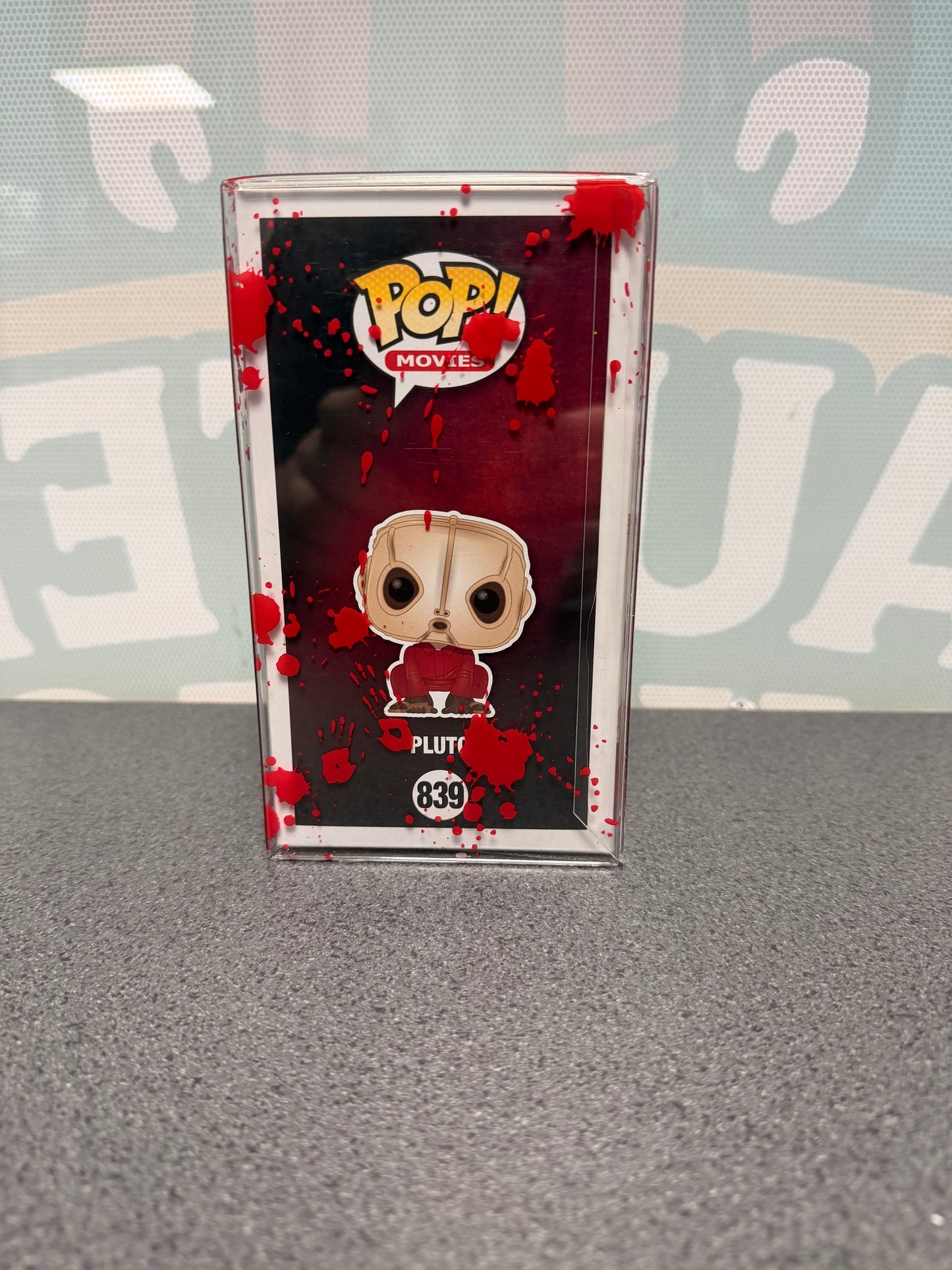 Pluto #839 Chase Funko Pop! from Us – other side of box