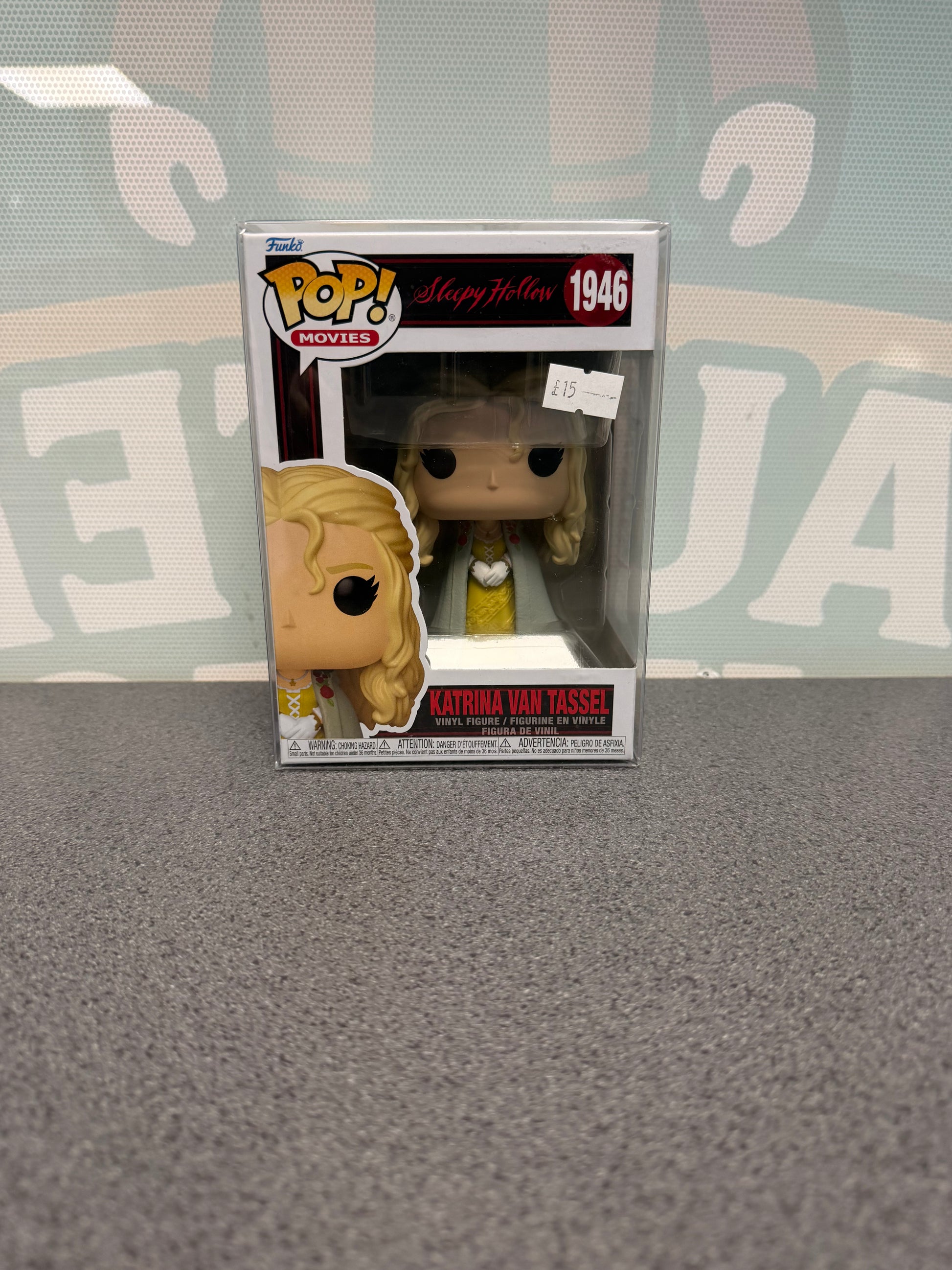 Katrina Van Tassel Funko Pop! #1946 from Sleepy Hollow – front of box and figure