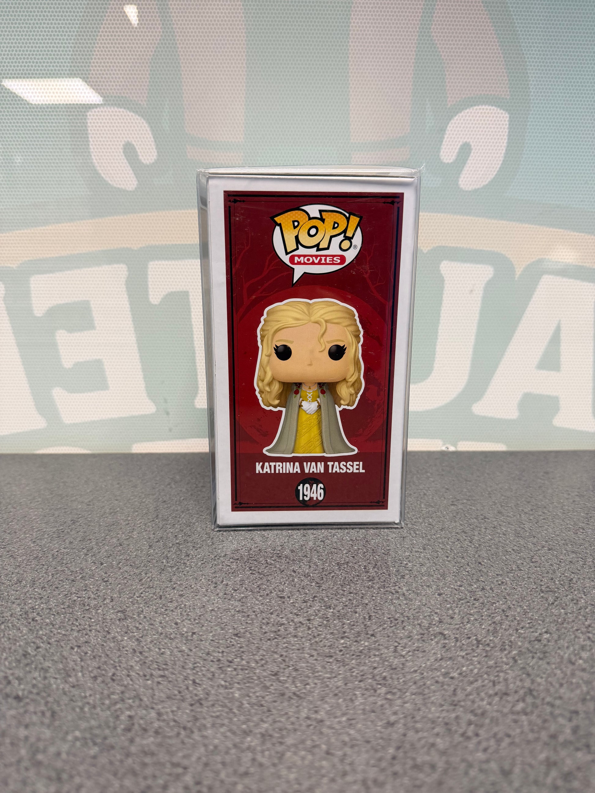 Katrina Van Tassel Funko Pop! #1946 from Sleepy Hollow – illustrated side of box