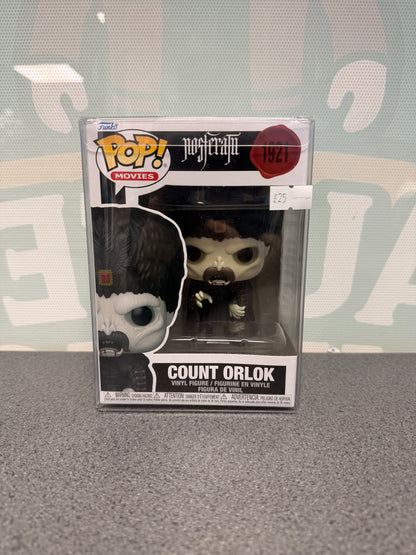 Count Orlok Funko Pop! #1921 from Nosferatu – front of box and figure