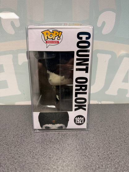 Count Orlok Funko Pop! #1921 from Nosferatu – window side of box