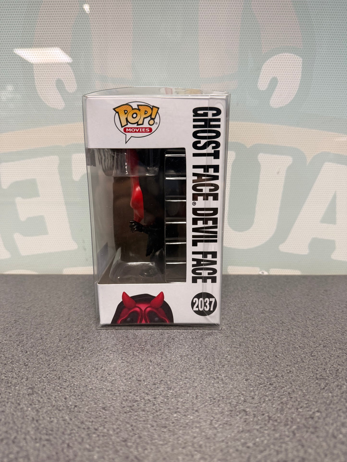 Ghost Face Devil Face Funko Pop! #2037 from Ghost Face – window side of box