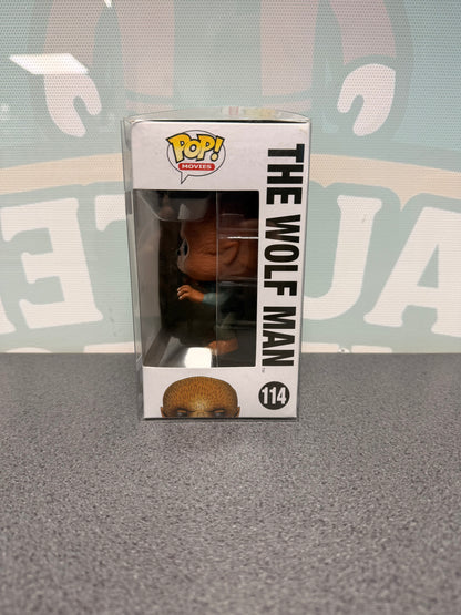 The Wolf Man Funko Pop! #114 from Universal Monsters – window side of box
