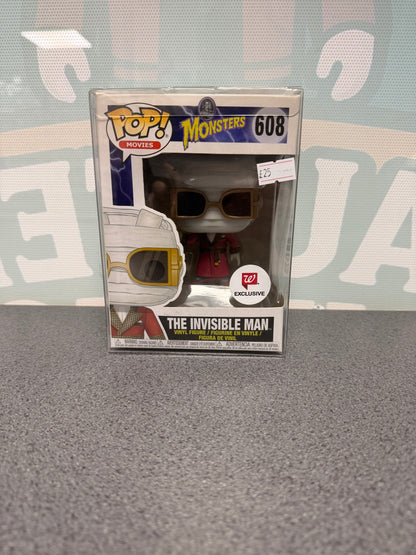 The Invisible Man Walgreens Exclusive Funko Pop! #608 from Universal Monsters – front of box and figure