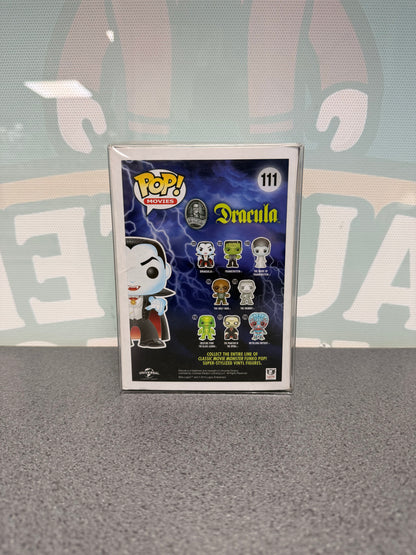 Dracula Funko Pop! #111 from Universal Monsters – back of box