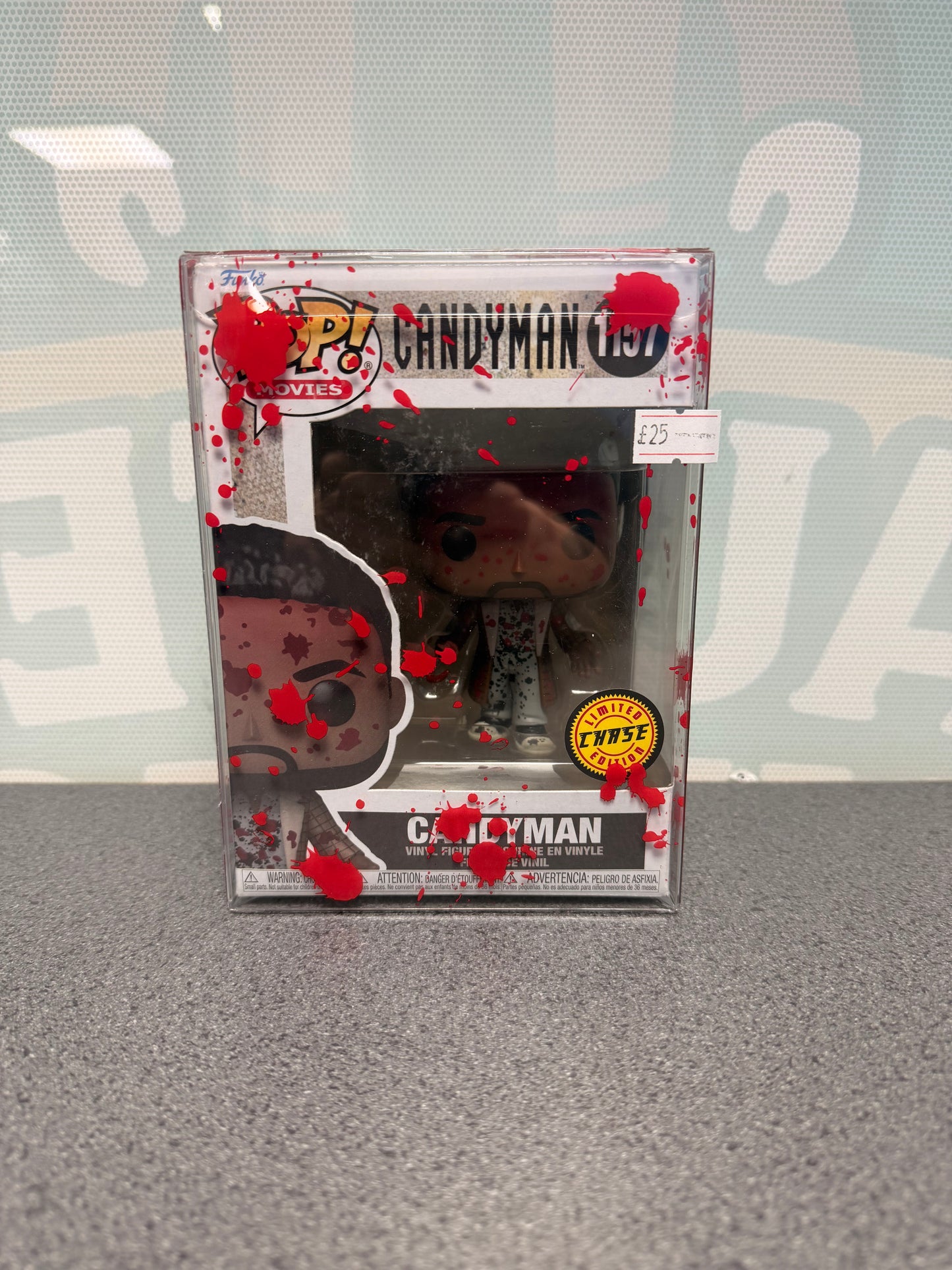 Candyman Chase Funko Pop! #1157 from Candyman – front of box and figure