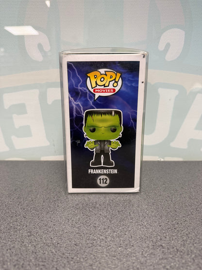 Frankenstein Funko Pop! #112 from Universal Monsters – illustrated side of box