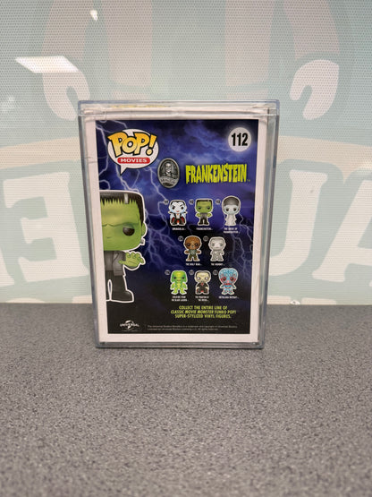 Frankenstein Glow in the Dark Funko Pop! #112 from Universal Monsters – back of box