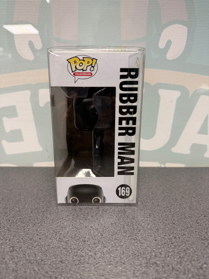 Rubber Man Funko Pop! #169 from American Horror Story – window side of box