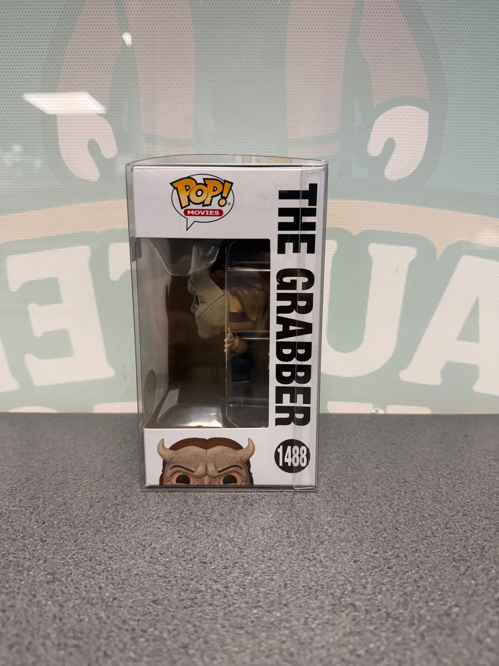 The Grabber #1488 Funko Pop! – window side of box