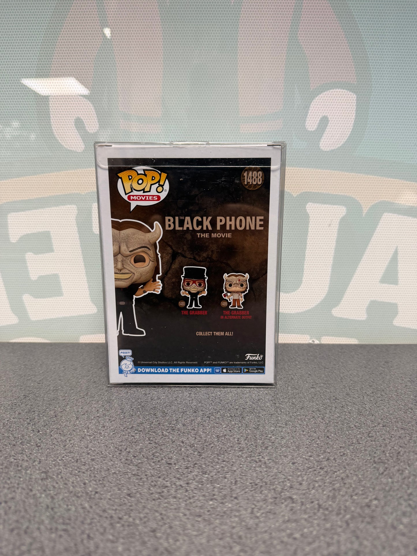 The Grabber #1488 Funko Pop! – back of box