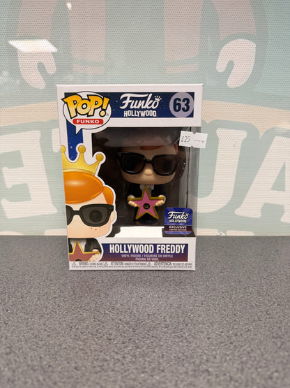 Hollywood Freddy #63 Funko Pop! – front of box and figure