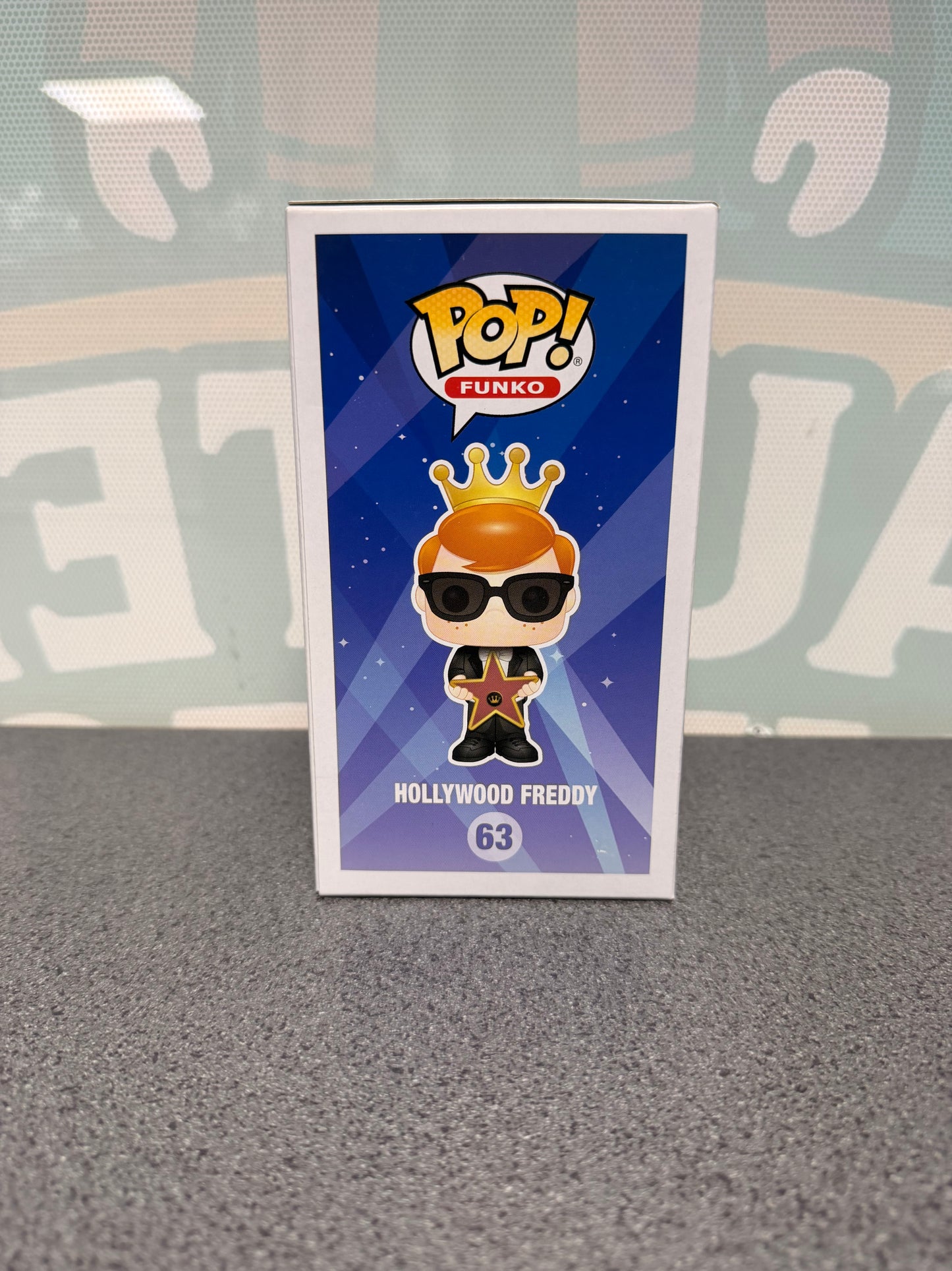 Hollywood Freddy #63 Funko Pop! – other side of box
