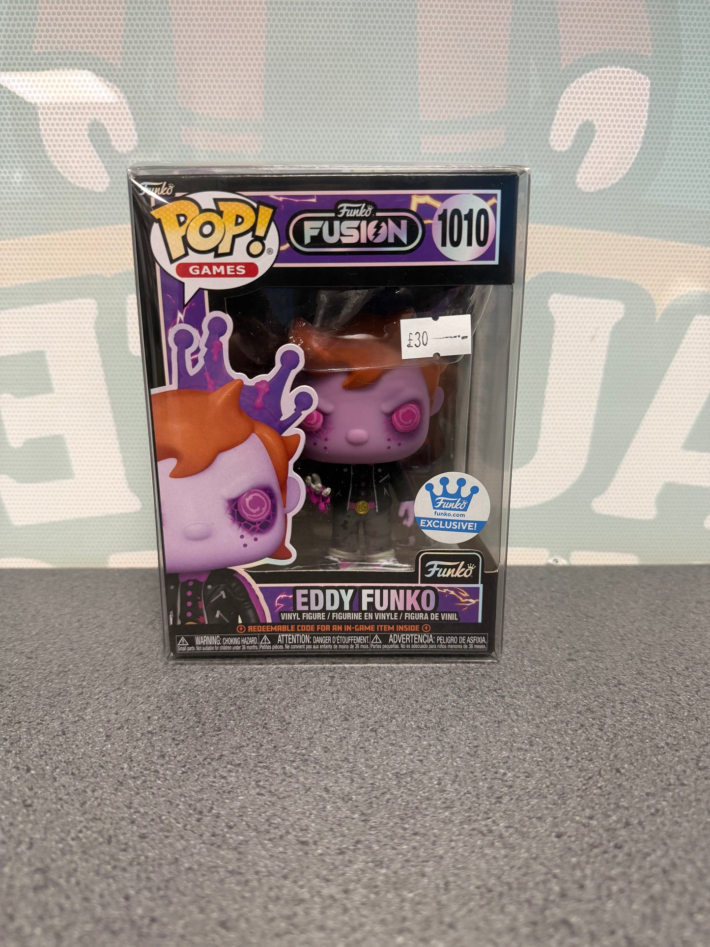 Eddy Funko Funko Pop! #1010 box front, Funko Exclusive edition