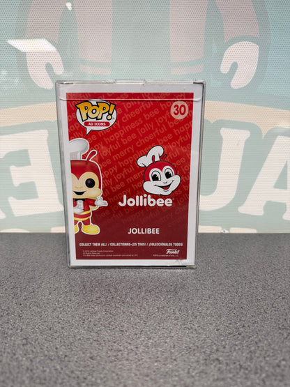 Jollibee Funko Pop! #30 box rear with Ad Icons artwork