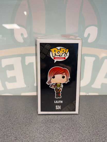 Lilith Funko Pop! #524 illustrated side of the Borderlands 3 box