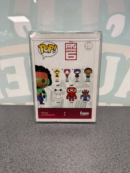 Wasabi No-Ginger Funko Pop! #110 box rear with Big Hero 6 artwork