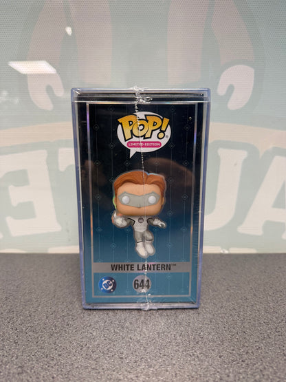 White Lantern Funko Pop! #644 illustrated side of the DC box
