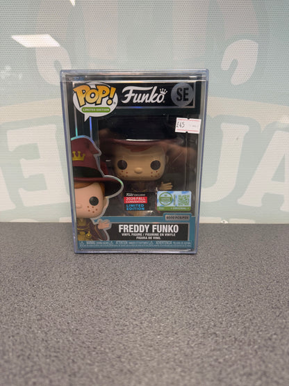 Front of Freddy Funko Pop! SE showing the 5000-piece marking and 2026 Fall Convention sticker