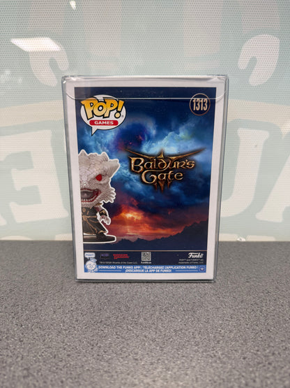 Rear of Dark Urge Baldur's Gate III Funko Pop! #1313 packaging