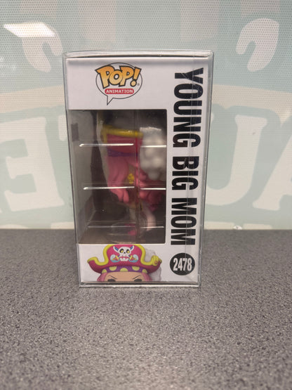 Window side of Young Big Mom One Piece Funko Pop! #2478 packaging