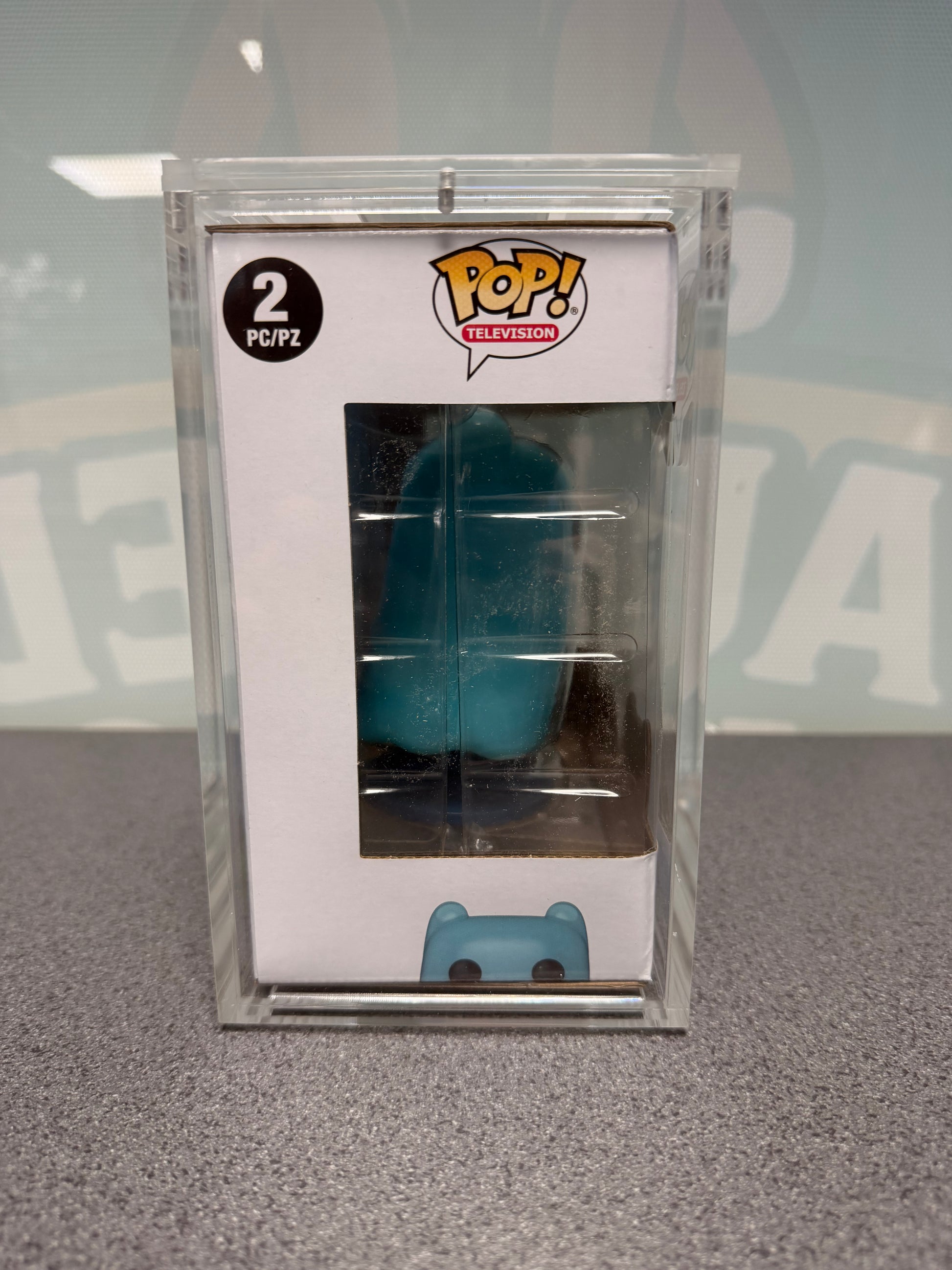 Opposite window side of the Finn and Jake Glow Adventure Time Funko Pop! 2-pack