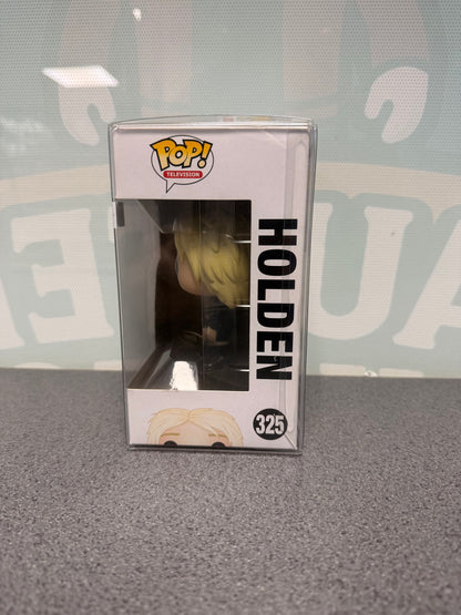 Holden Funko Pop! #325 from American Horror Story: Hotel – window side of box