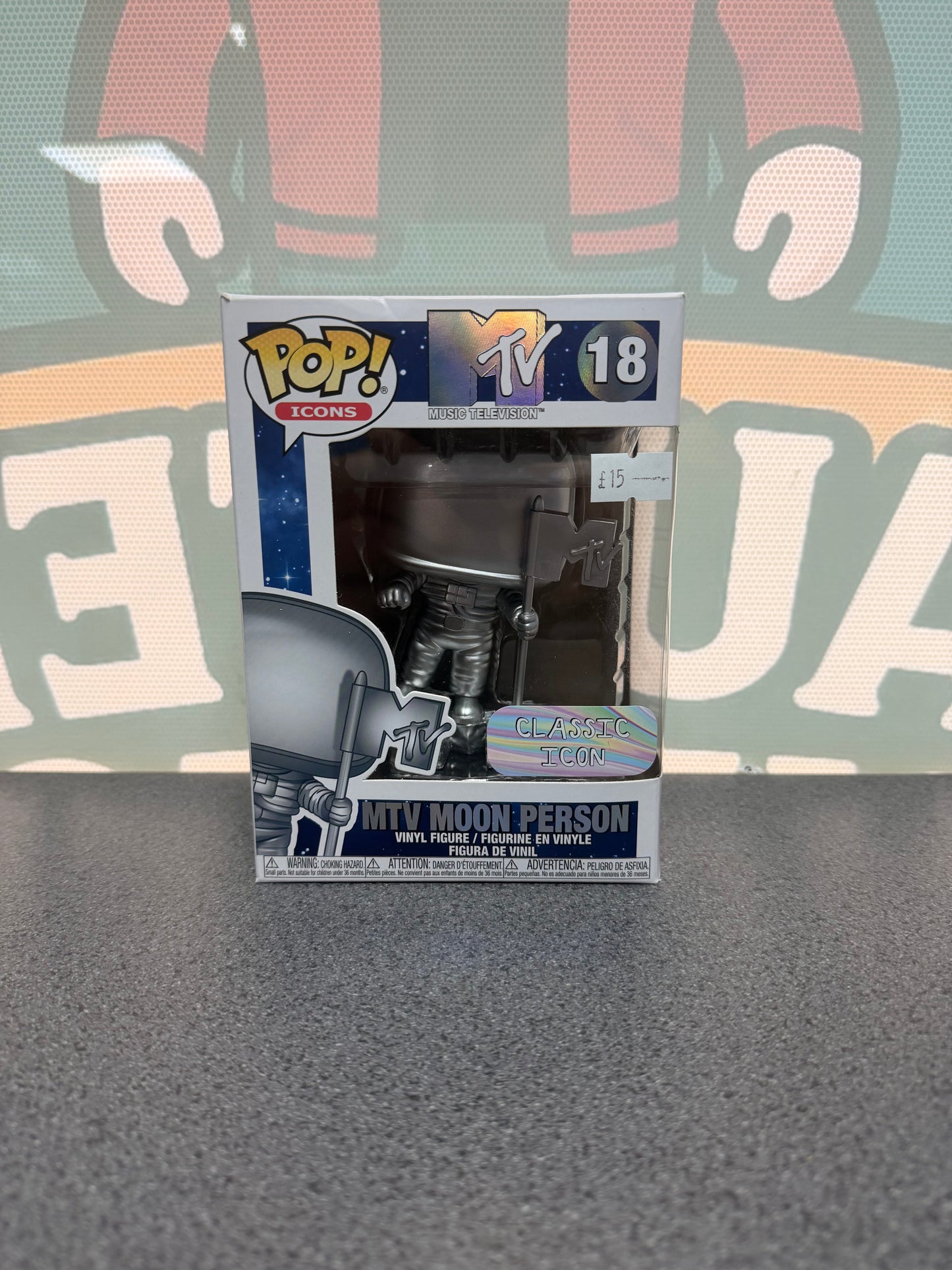 MTV Moon Person Funko Pop! #18 – Metallic Rainbow