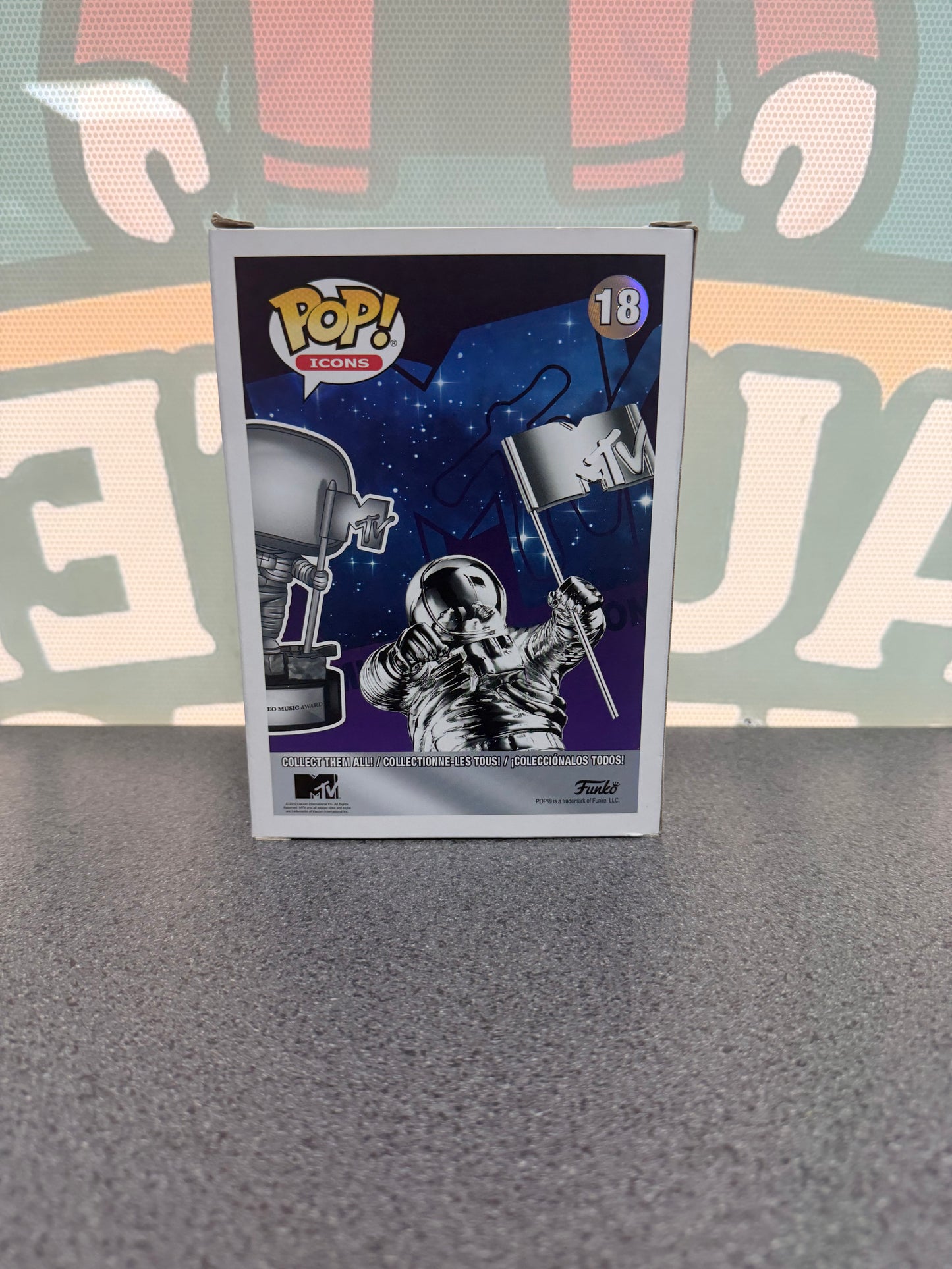 MTV Moon Person Funko Pop! #18 – Metallic Rainbow