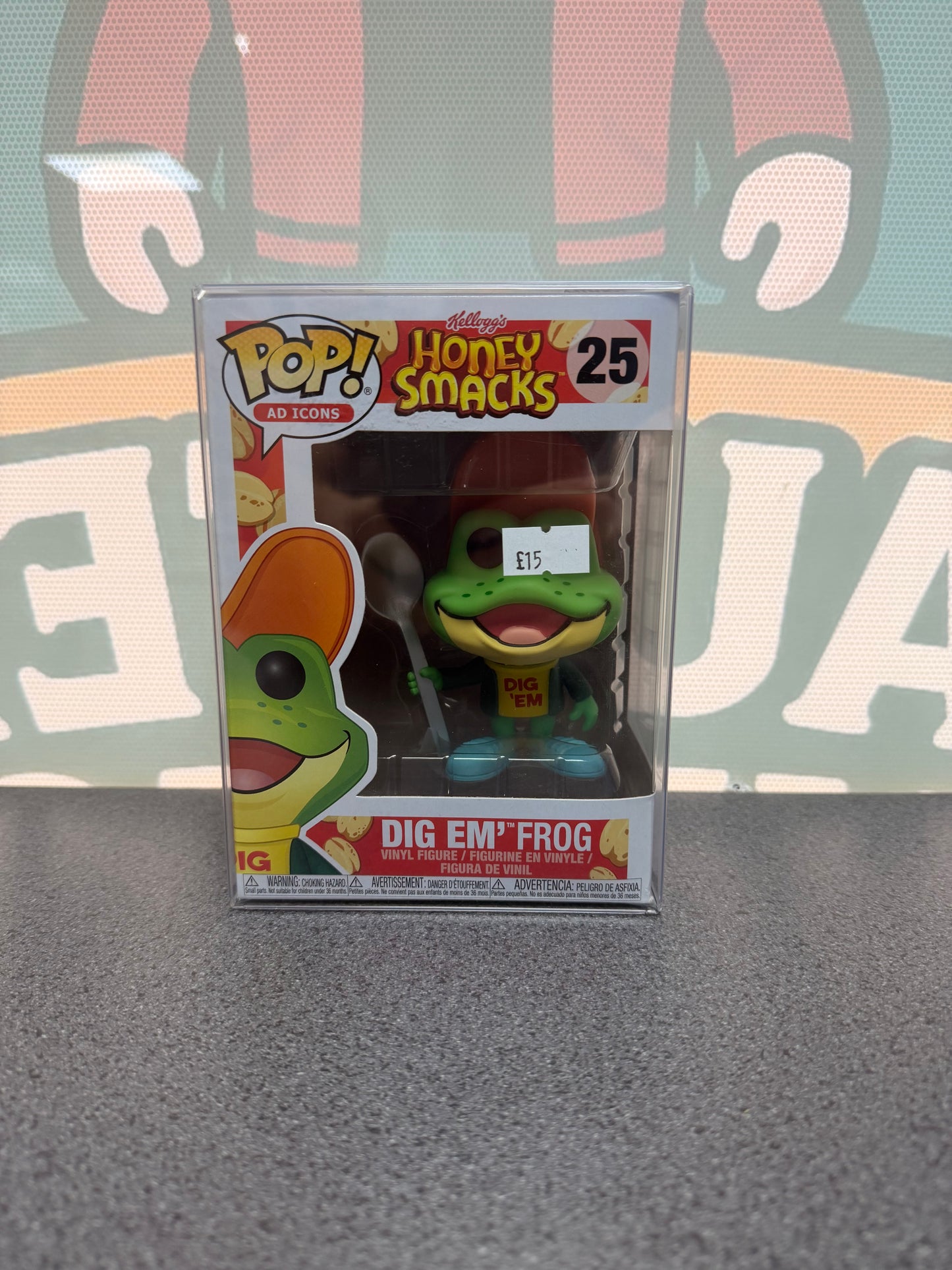 Dig 'Em Frog Funko Pop! #25 – Honey Smacks, Ad Icons