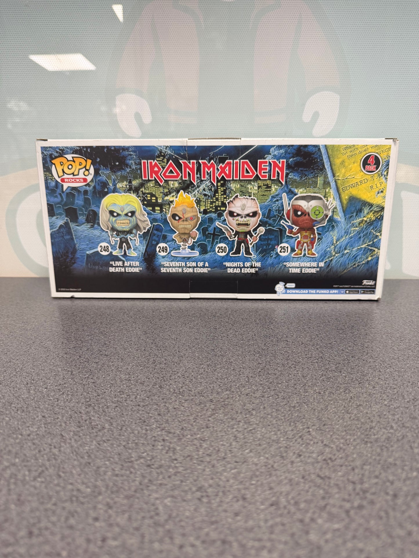 Iron Maiden Funko Pop! 4-Pack – Eddie, Pop! Rocks