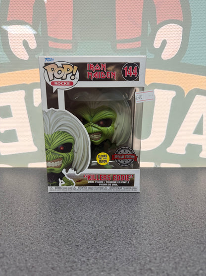 Killers Eddie Funko Pop! #144 – Iron Maiden, Glow in the Dark