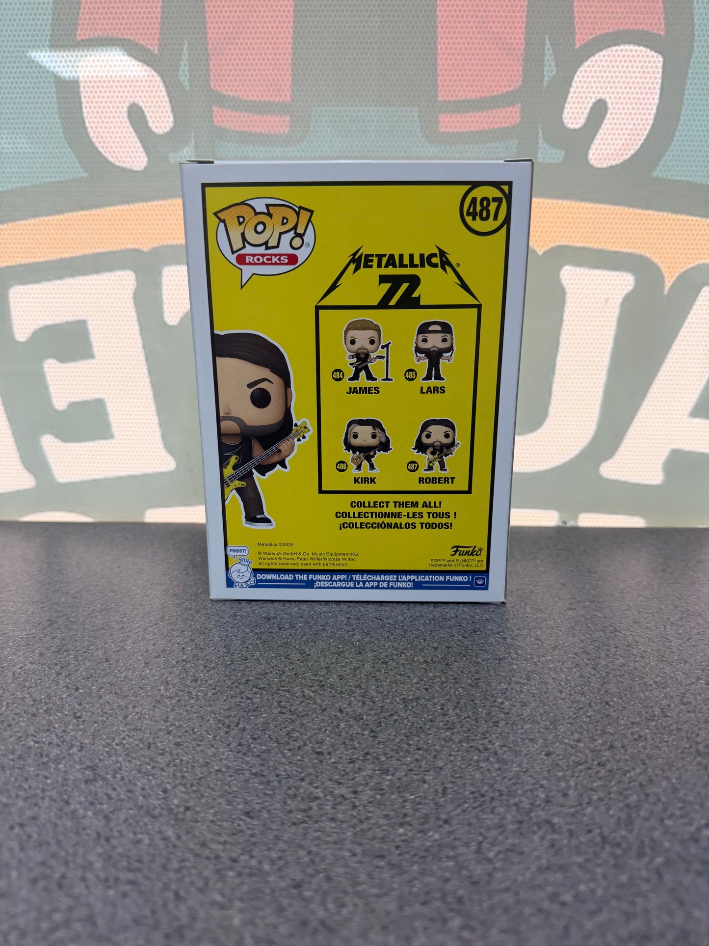 Robert Trujillo Funko Pop! #487 – Metallica, 72 Seasons