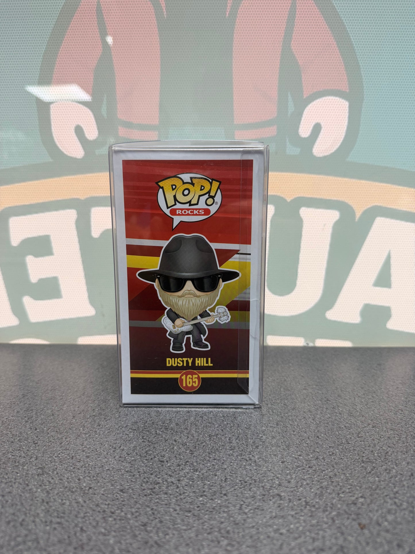 Dusty Hill Funko Pop! #165 – ZZ Top, Flocked