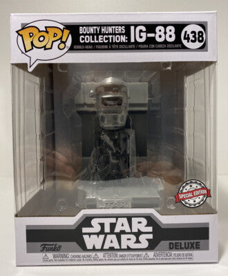 Funko Pop! Star Wars Deluxe Bounty Hunters Collection IG-88 3.75 Inch