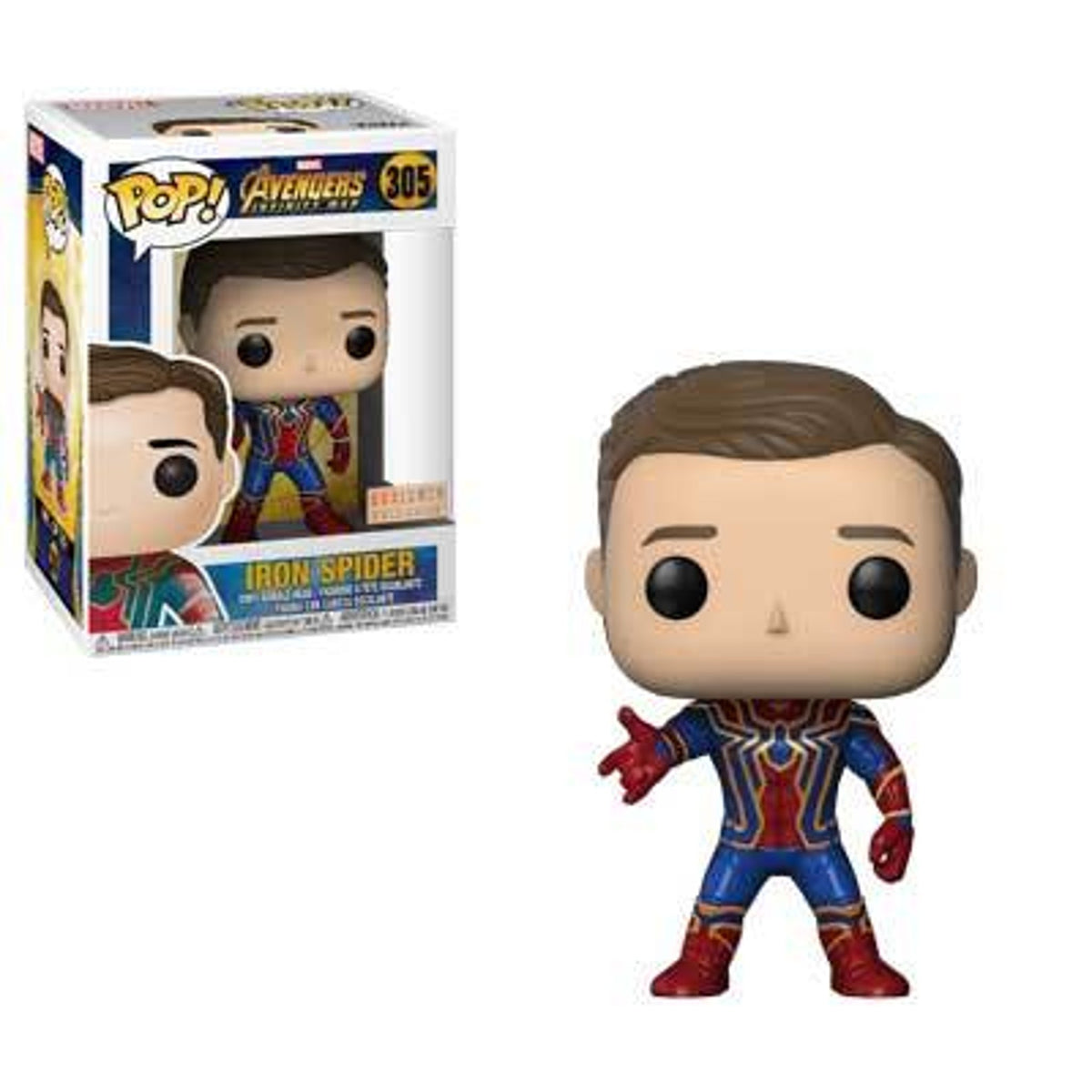 Iron Spider Unmasked Funko Pop! #305 – Marvel Avengers
