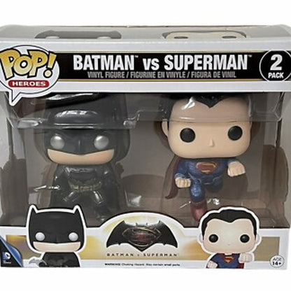 Funko Batman & Superman Vinyl Figure 2-Pack New