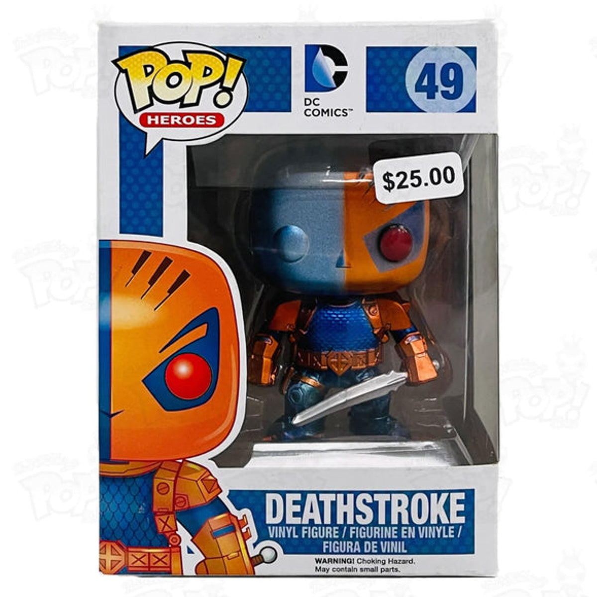 Pop! Vinyl Deathstroke Metallic Vinyl Figure Small