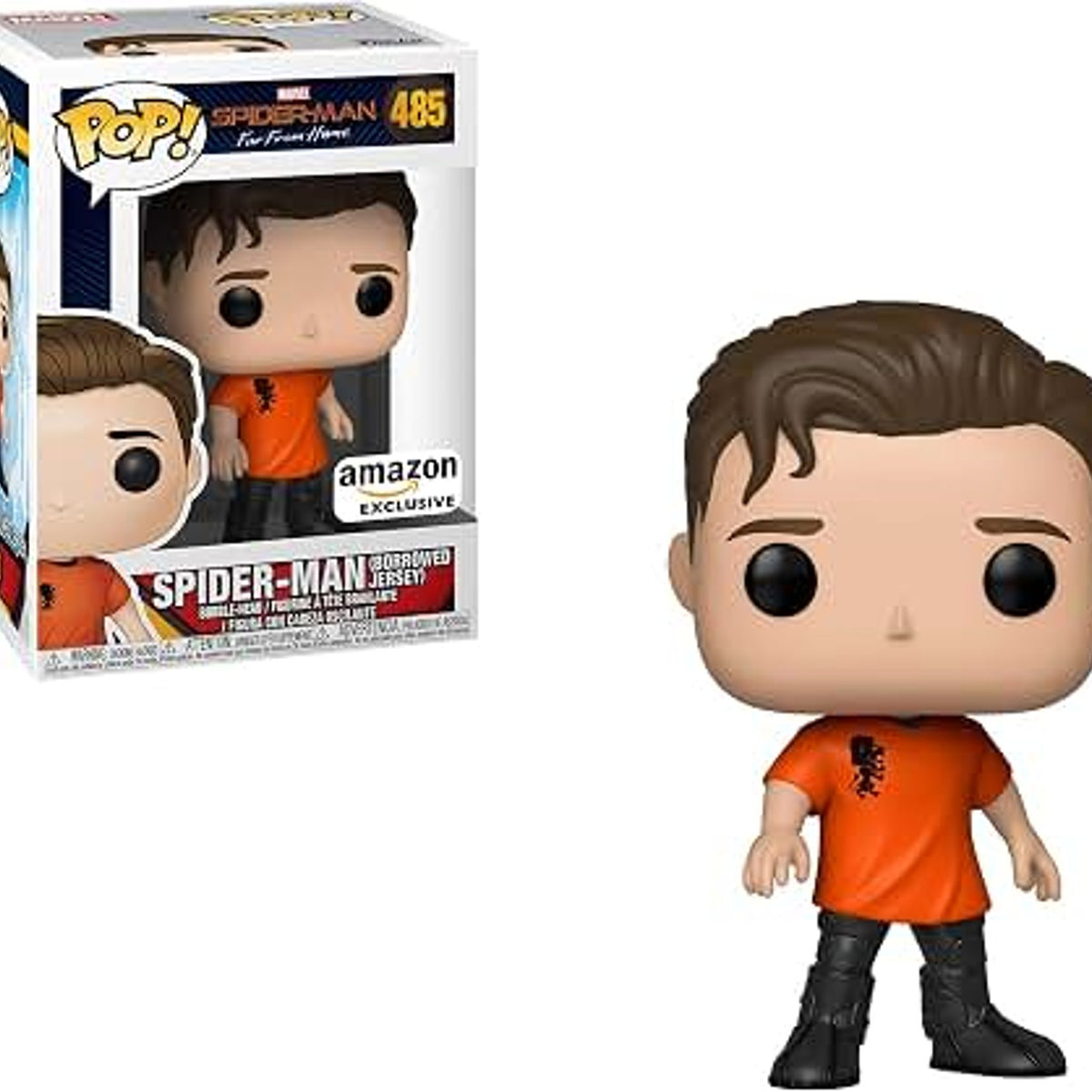 Spider-Man Borrowed Jersey Funko Pop! #485 – Far From Home
