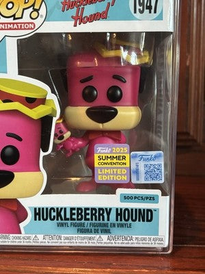 Funko Pop Huckleberry Hound 1947 Pink SDCC Vinyl Figure