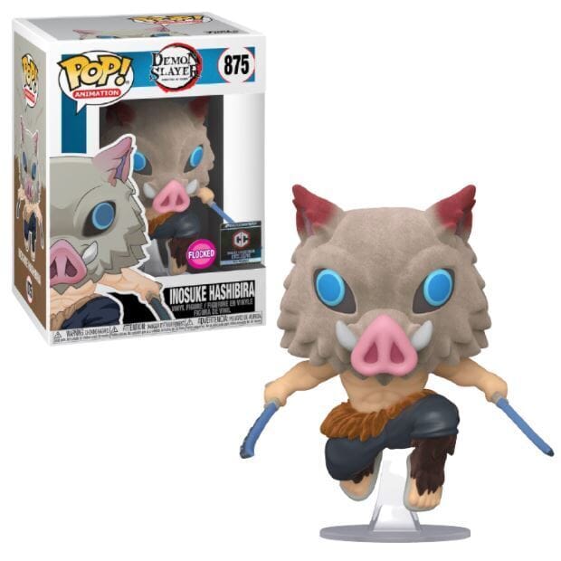 Pop Animation Demon Slayer #875 Inosuke Hashibira Flocked