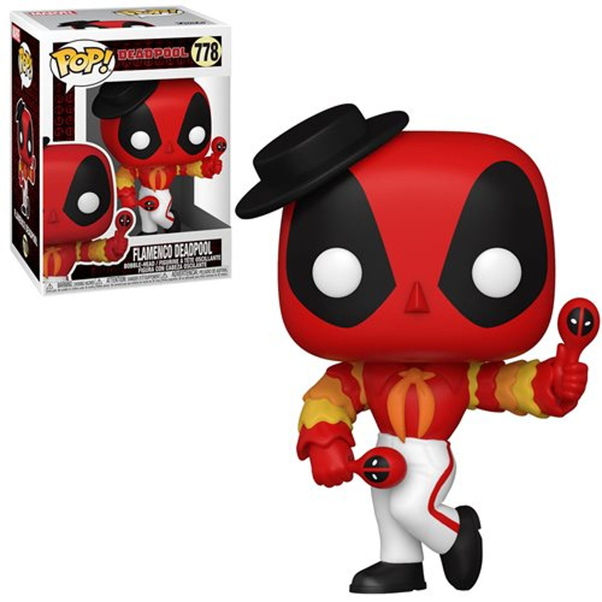 Flamenco Deadpool Funko Pop! #778 – Marvel, 30th Anniversary