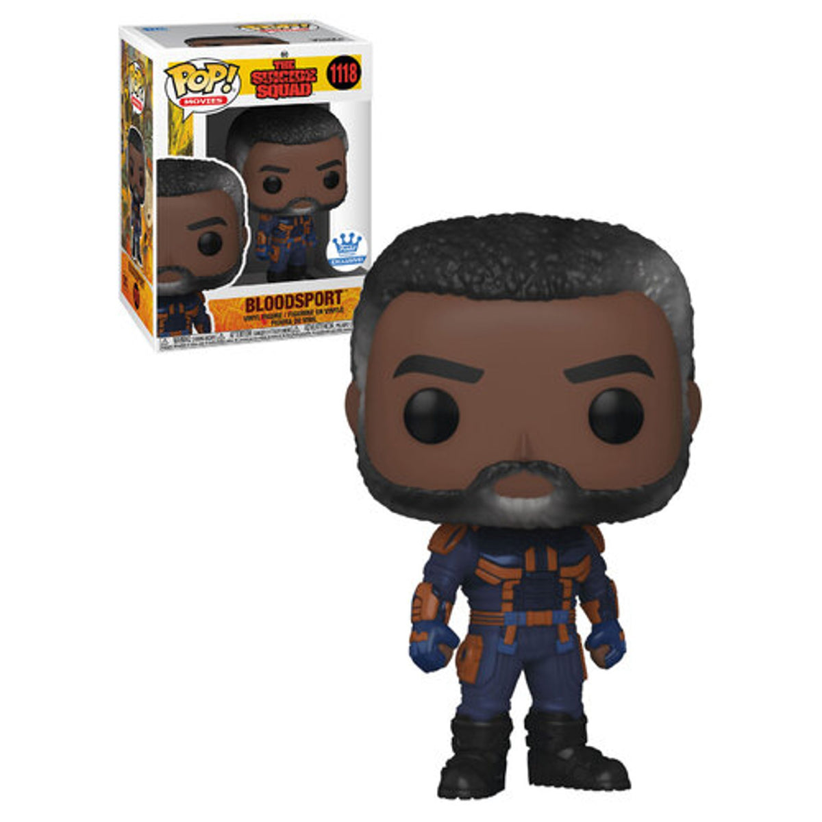 Funko POP! Movies The Suicide Squad #1118 Bloodsport Unmasked New