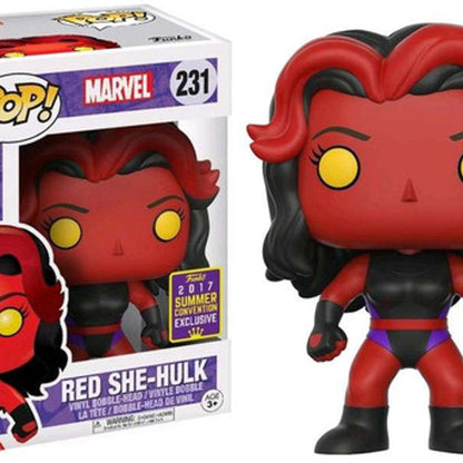Red She-Hulk Funko Pop! – Marvel, 2017 Convention Release